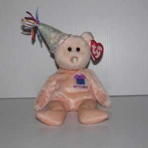 Ty Beanie Baby-Happy Birthday October With Hat