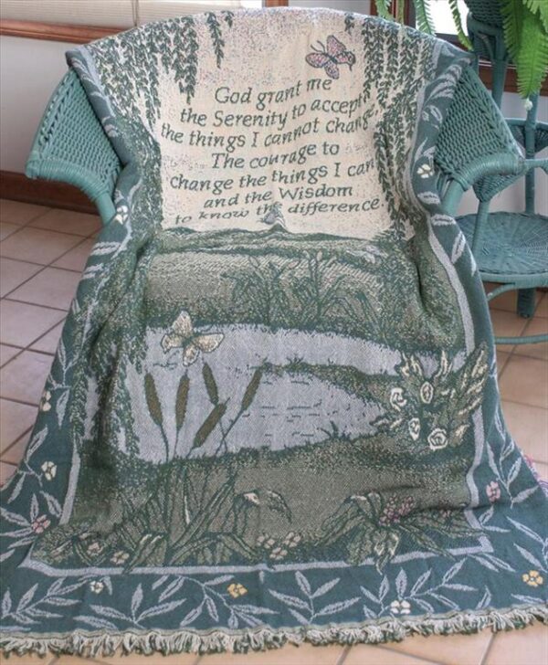 Throw-Serenity Prayer