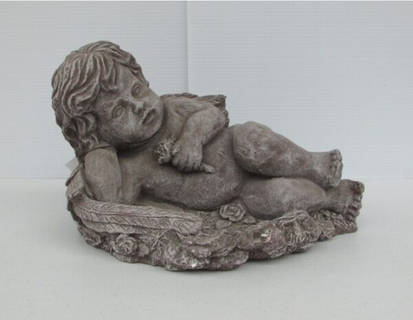 Garden Statues-Lying Cherub