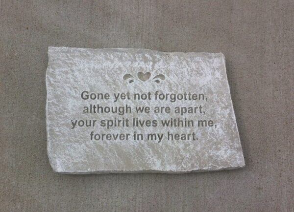 Garden Stones-Large Gone Yet Not Forgotten