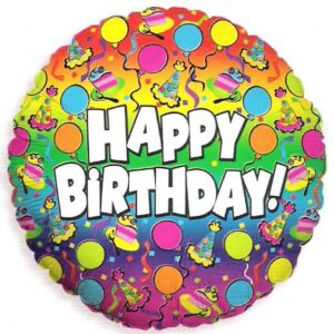 Happy Birthday Party Hats & Cake