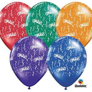 Latex Balloons-Congrats Assorted