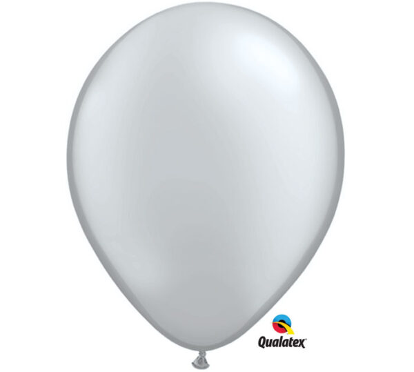 Latex Balloons-Silver